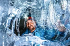 Tour durch den Natureispalast im Hintertuxer Gletscher
