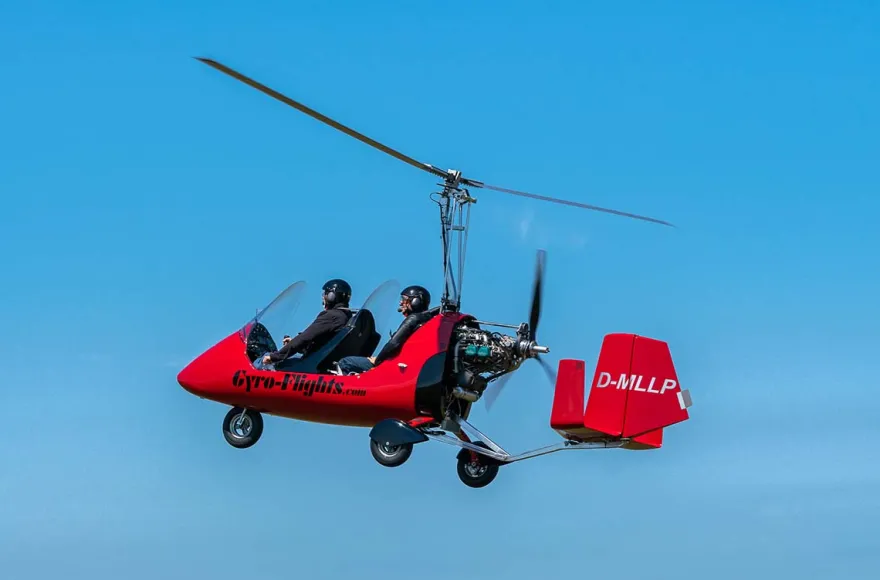 Tragschrauber Rundflug Grube (30 Min.)