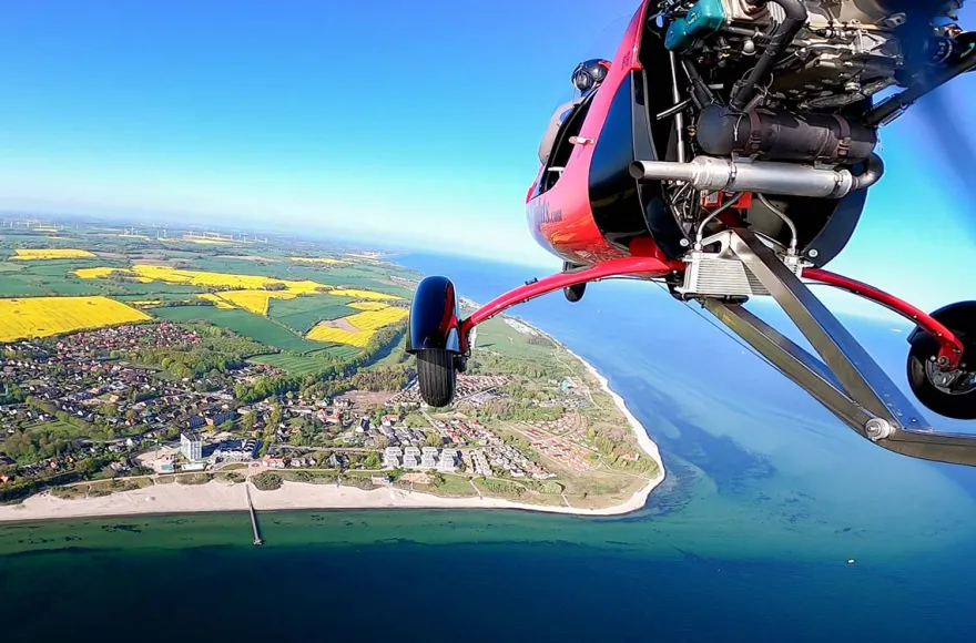 Tragschrauber Rundflug Grube (1 Std.)