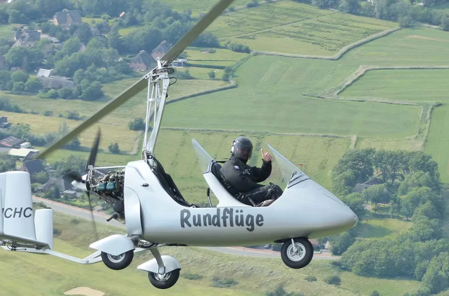 Tragschrauber Rundflug Heide/Büsum (30 Min.)