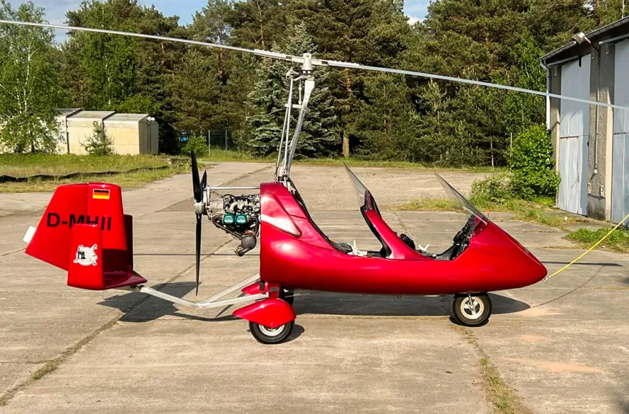 Tragschrauber selber fliegen Magdeburg (60 Min.)