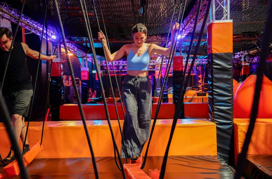 Trampolin Park für 2