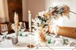Trockenblumen Kranz selber machen Pliening