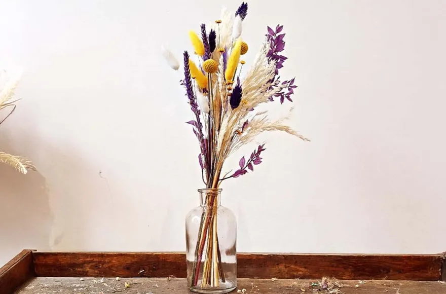 Trockenblumen Strauß selber machen Pliening