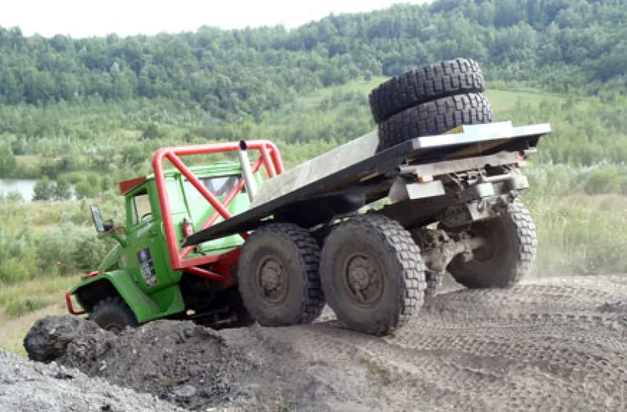 Truck Trial im Ural 6x6