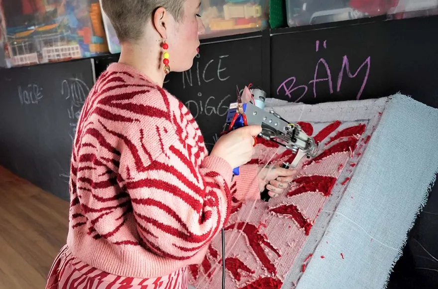 Tufting Workshop Frankfurt (Taschen & Kissen)