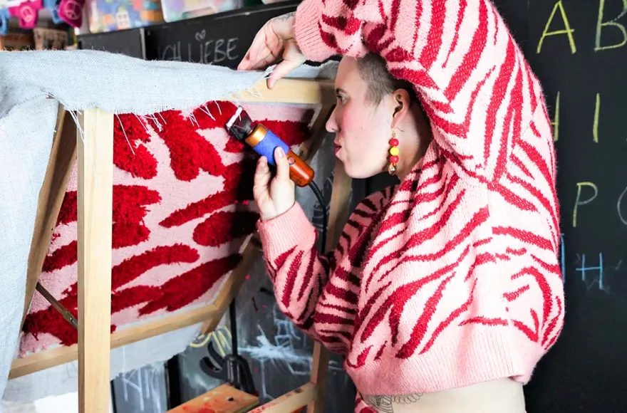 Tufting Workshop Frankfurt (Taschen & Kissen)