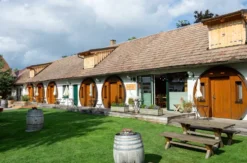 Urlaub mit Freunden im Weinfass mit Wellness Grub an der March
