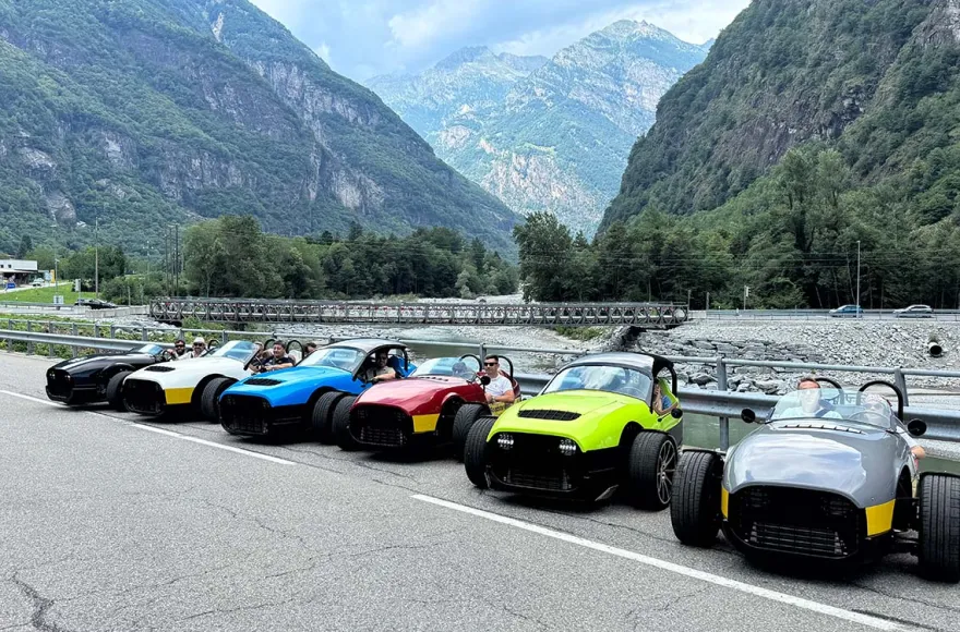Vanderhall Roadster Fahrt ab Locarno (Morning Ride 3h)