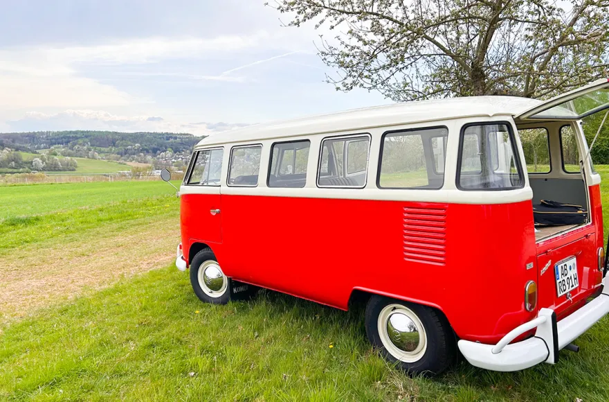 VW Bulli Tour Wenighösbach mit Picknick