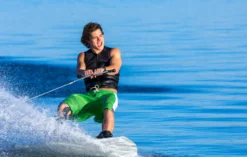 Wakeboarden am Boot Bad Abbach