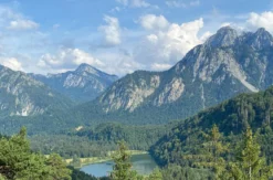Wandern mit Huskies Füssen