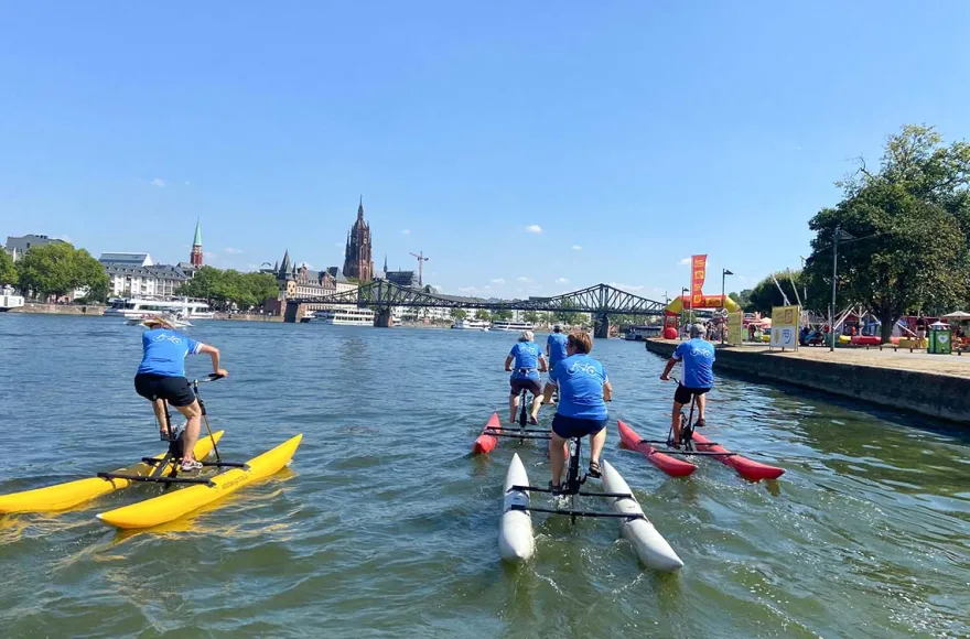 Waterbike fahren Heidelberg