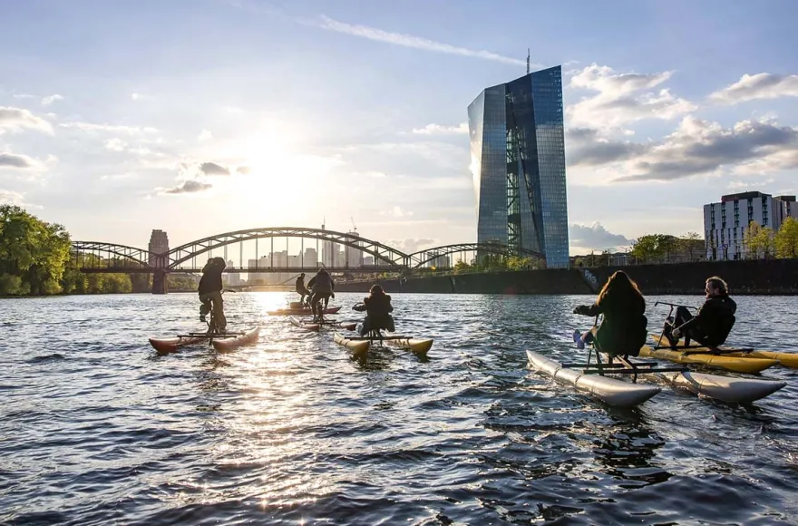 Waterbike fahren Heidelberg