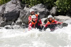 Wildwasser-Rafting im 3er-Boot im Ötztal