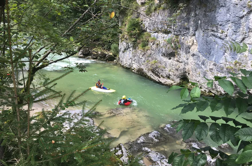 Wildwasser-Tubing Abtenau-Voglau