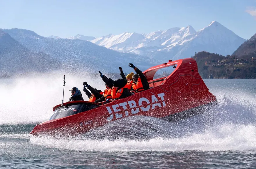 Winter Jetboat Ride Raum Thun