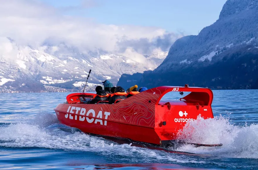 Winter Jetboat Ride Raum Thun