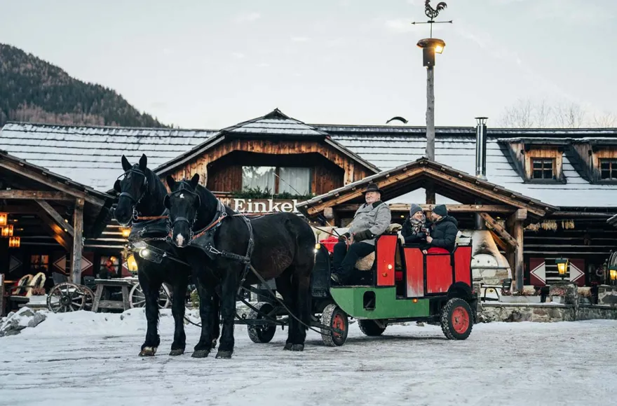 Winter-Romantikurlaub im Chalet in Kärnten für 2