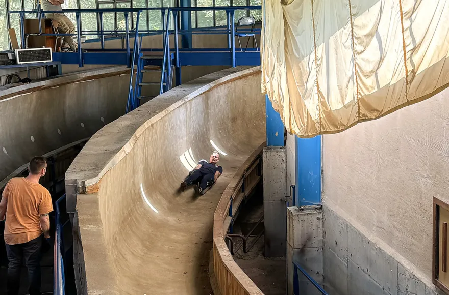 Wintersport am Olympiastützpunkt Altenberg