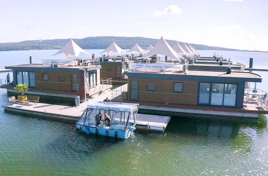 Winterurlaub im Floating Village für 2 (2 Nächte) auf dem Brombachsee