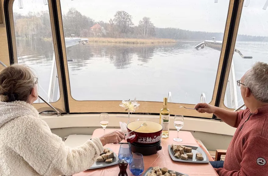 Yachttour mit Käsefondue Berlin für 4